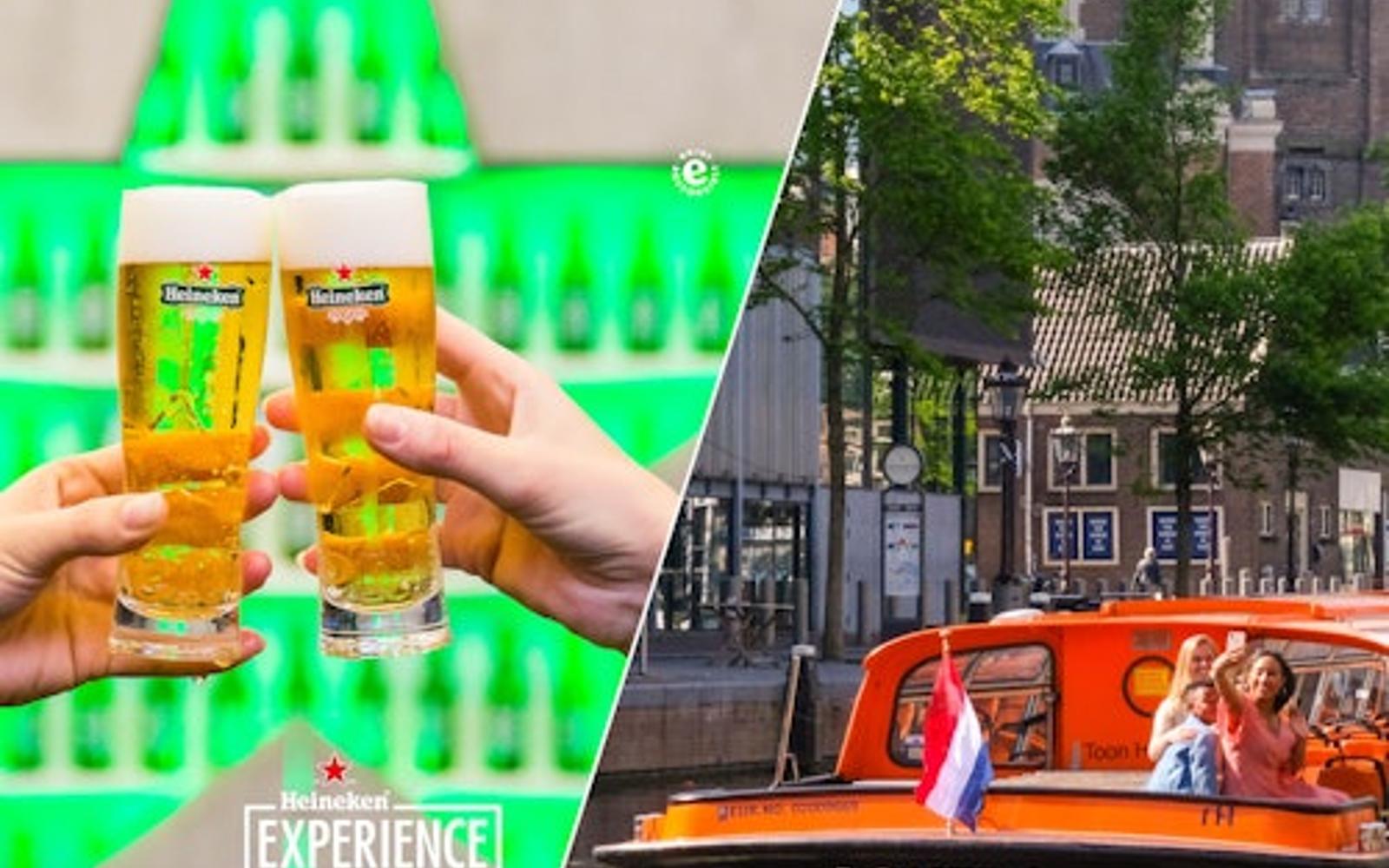 آمستردام: کروز گردشگری ۱ ساعته + بلیت ورودی تجربه هاینکن tickets at Heineken Experience, Amsterdam