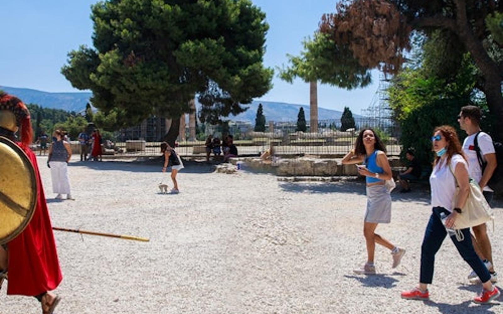 Acròpolis: només visita guiada + anada i tornada des del Pireu