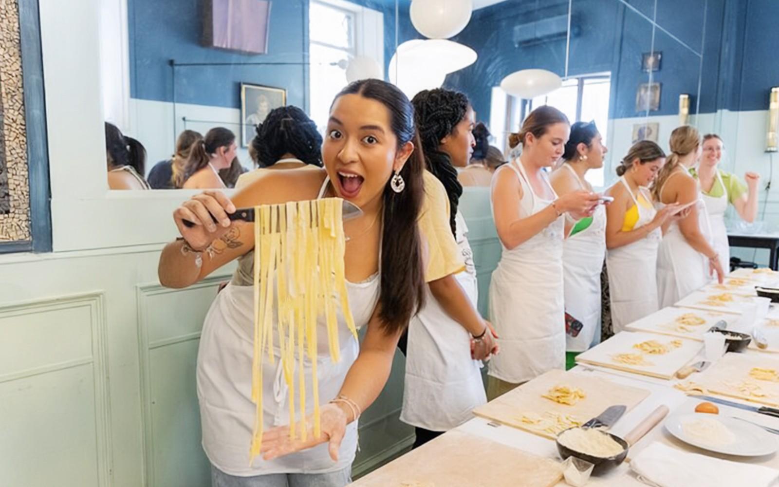 Classe de cuina tradicional de pasta romana i spritz