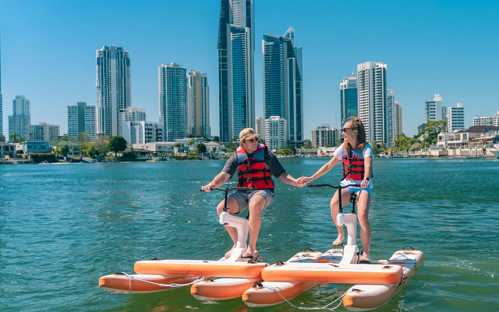 Surfers Paradise: Guided Waterbike Experience