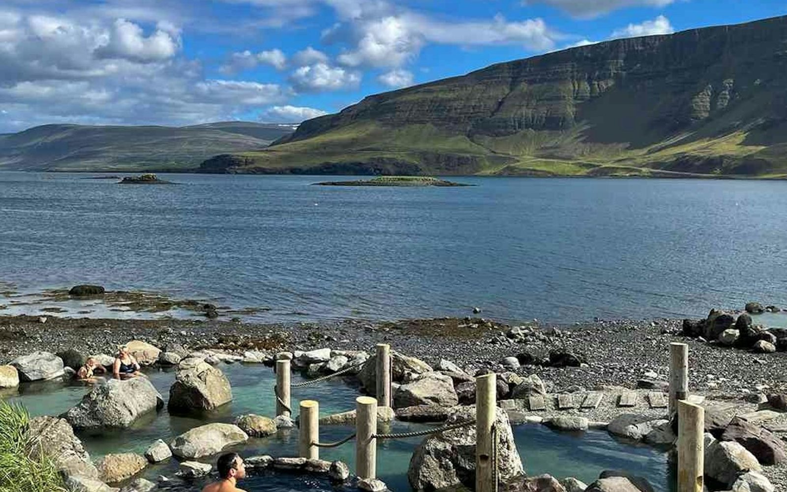 Hvammsvík Hot Springs: Entry Ticket + Roundtrip Transport