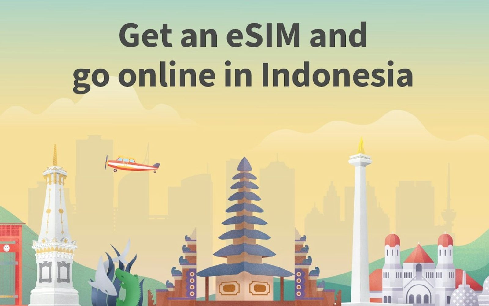 Indonesia: Local eSIM by Airalo