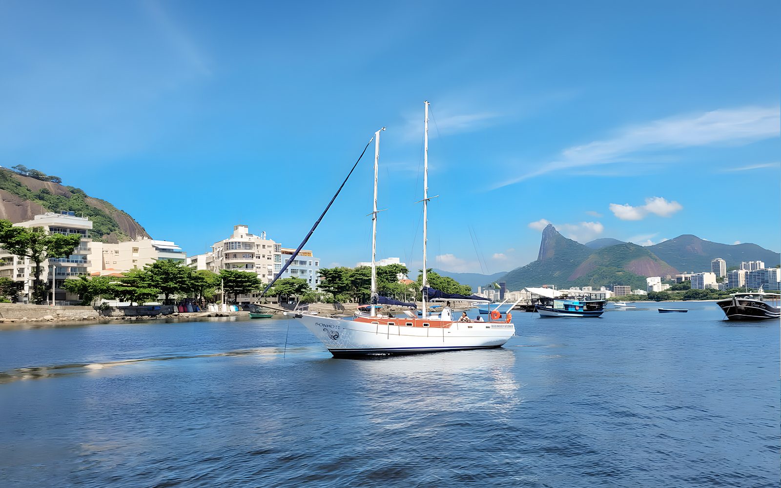 Rio de Janeiro Sunset Sailing Tour with Drinks & Swim Stop