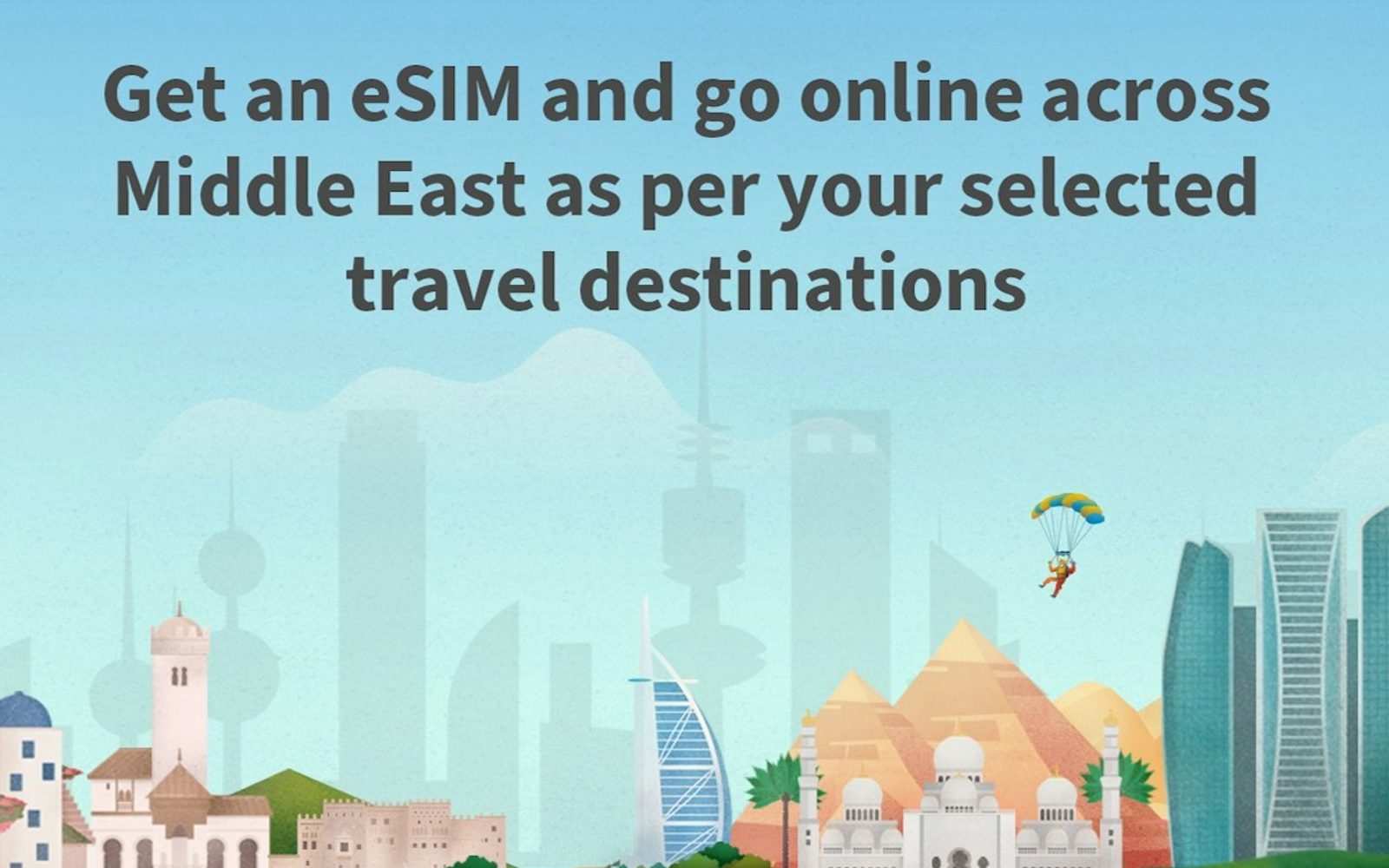 Middle East & North Africa: Regional eSIM by Airalo