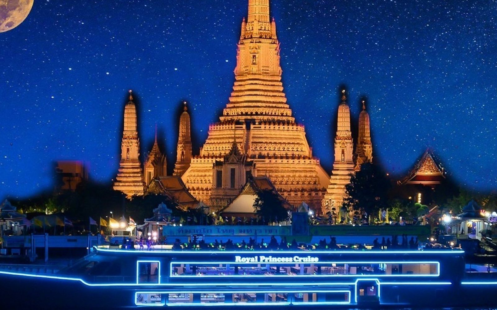 Bangkok: Royal Princess Cruise at Asiatique The Riverfront Pier