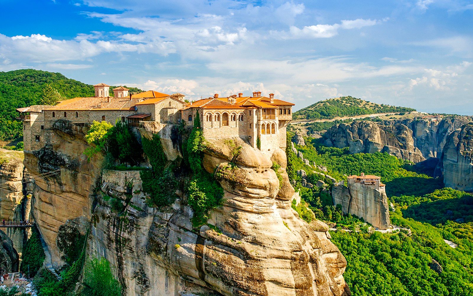 Fra Athen: Meteora-klostre og huler heldagstur