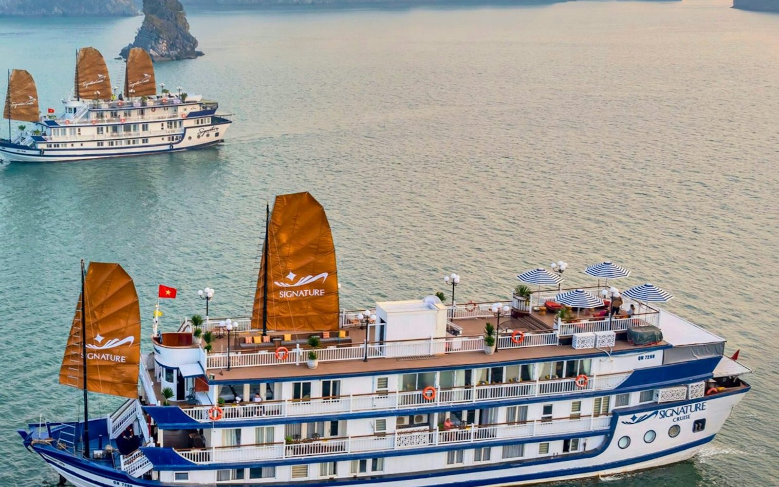 Hạ Long & Bai Tu Long Bay: 2D1N Cruise by Signature + Optional Transfer