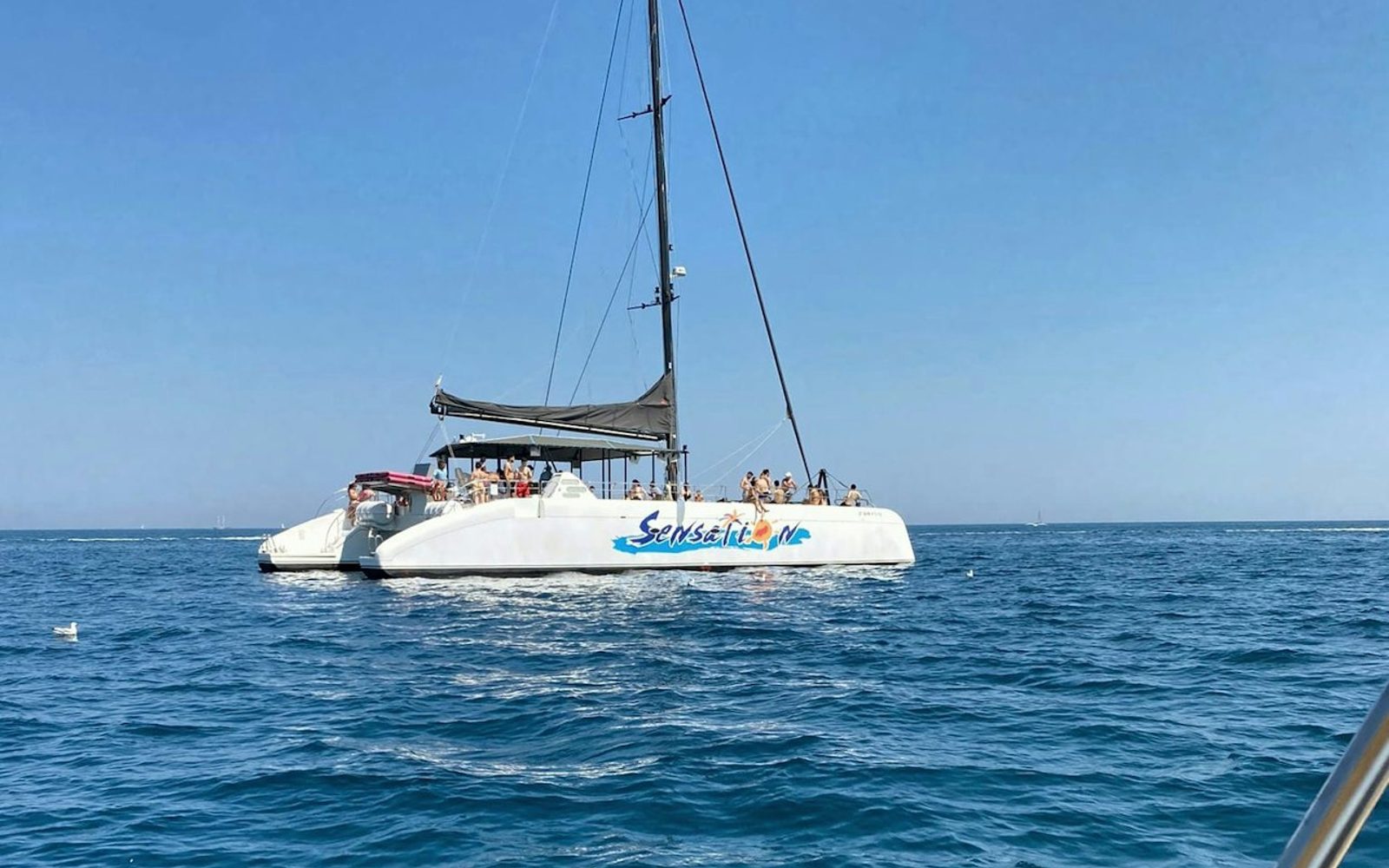 Barcelona: Catamaran Sailing with BBQ