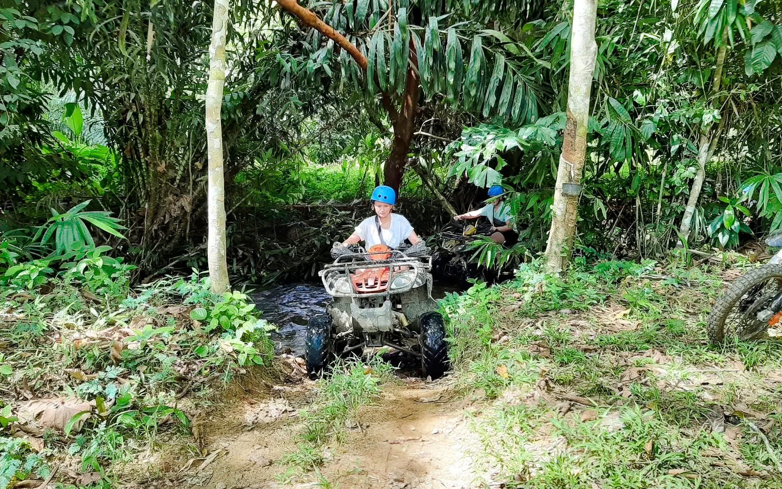 From Phuket: Khao Lak ATV Tour, Waterfall and Lunch with Hotel Transfers
