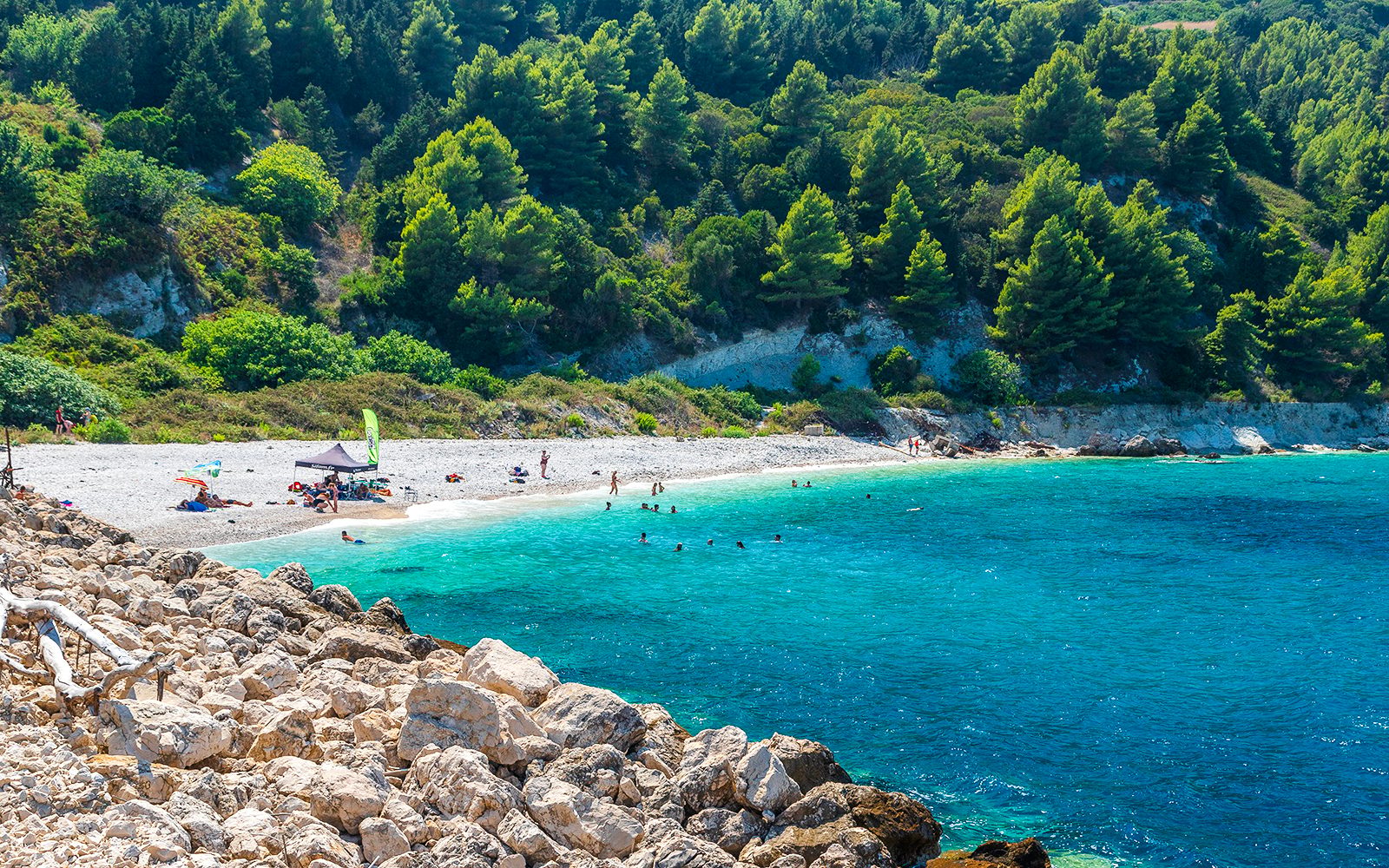 From Tirana/Durres/Golem: Sazan Island & Karaburun Peninsula Speedboat Tour
