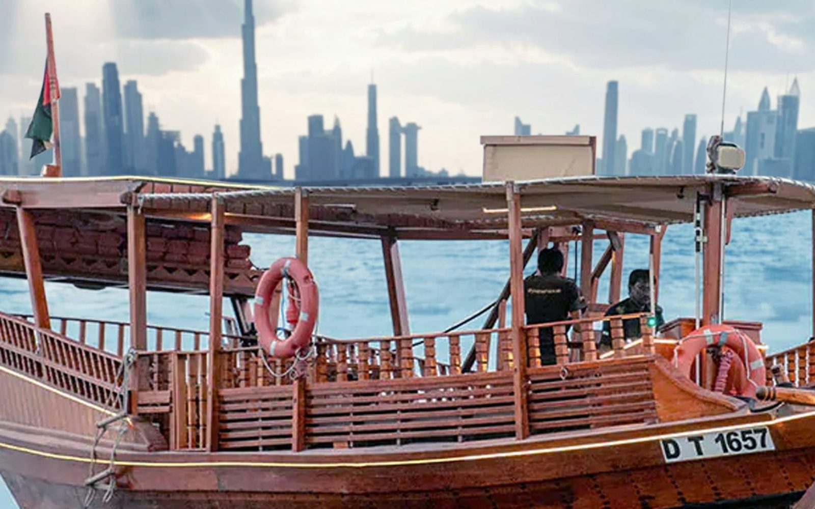 Dubai Canal: Sunset Abra Cruise with High Tea