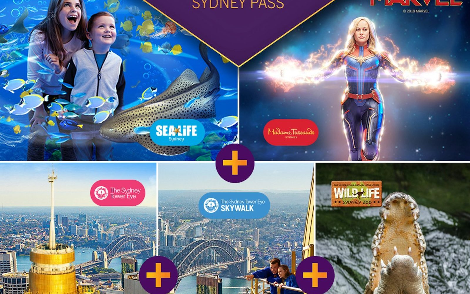 Sydney: Ultimate Pass with 5 Attractions