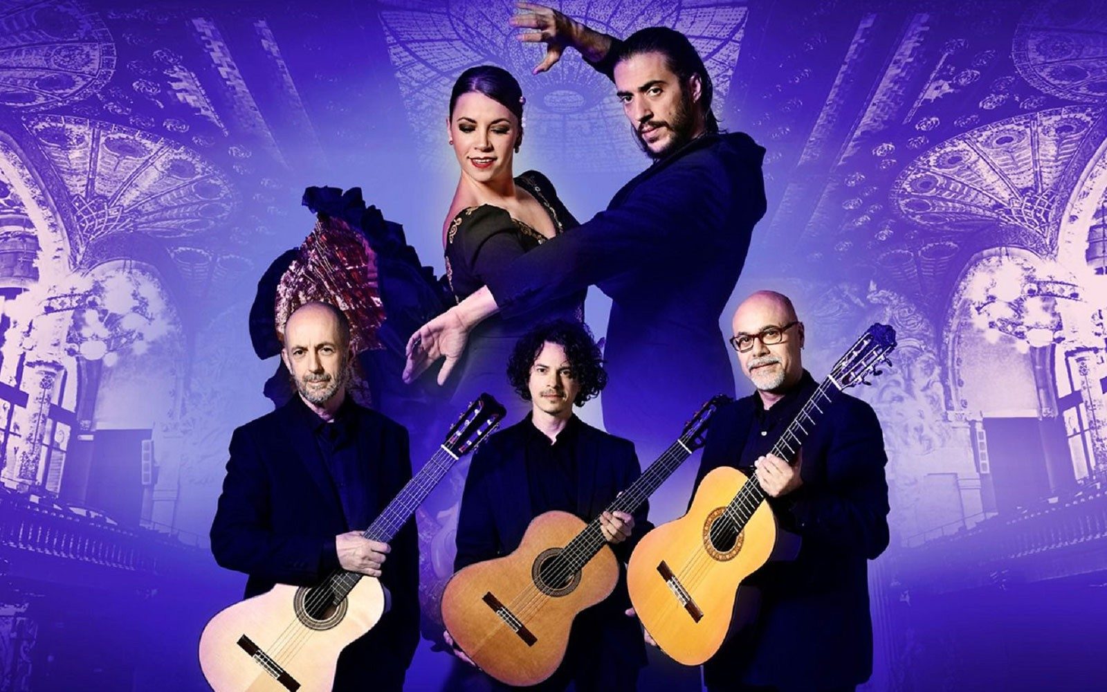 Palau de la Música Catalana : Trio de guitares de Barcelone et danse