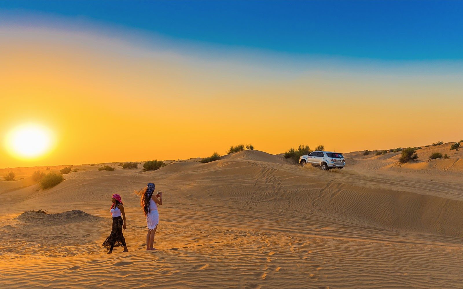 Morning Desert Safari with Dune Bashing & Sand Boarding
