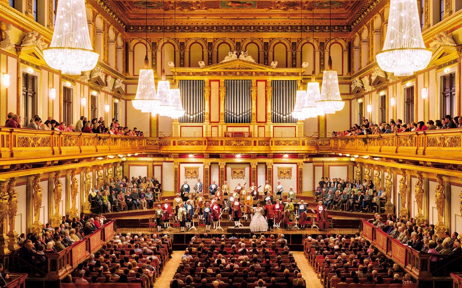 Musiksällskapet Wien (Musikverein): Mozart Orkesterkonsert i Gyllene Salen