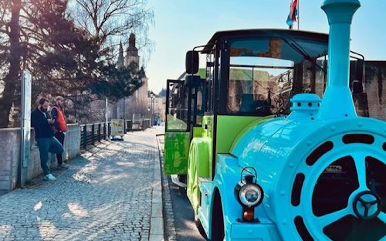 City Train in Luxembourg's Old Town