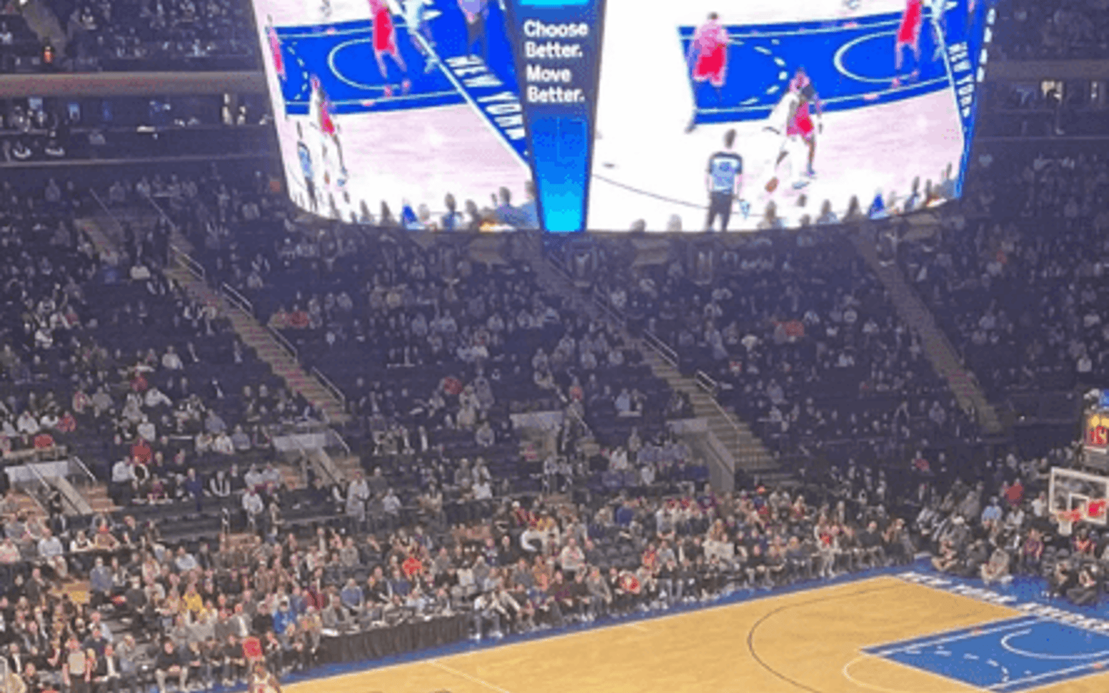 Mecz koszykówki New York Knicks w Madison Square Garden