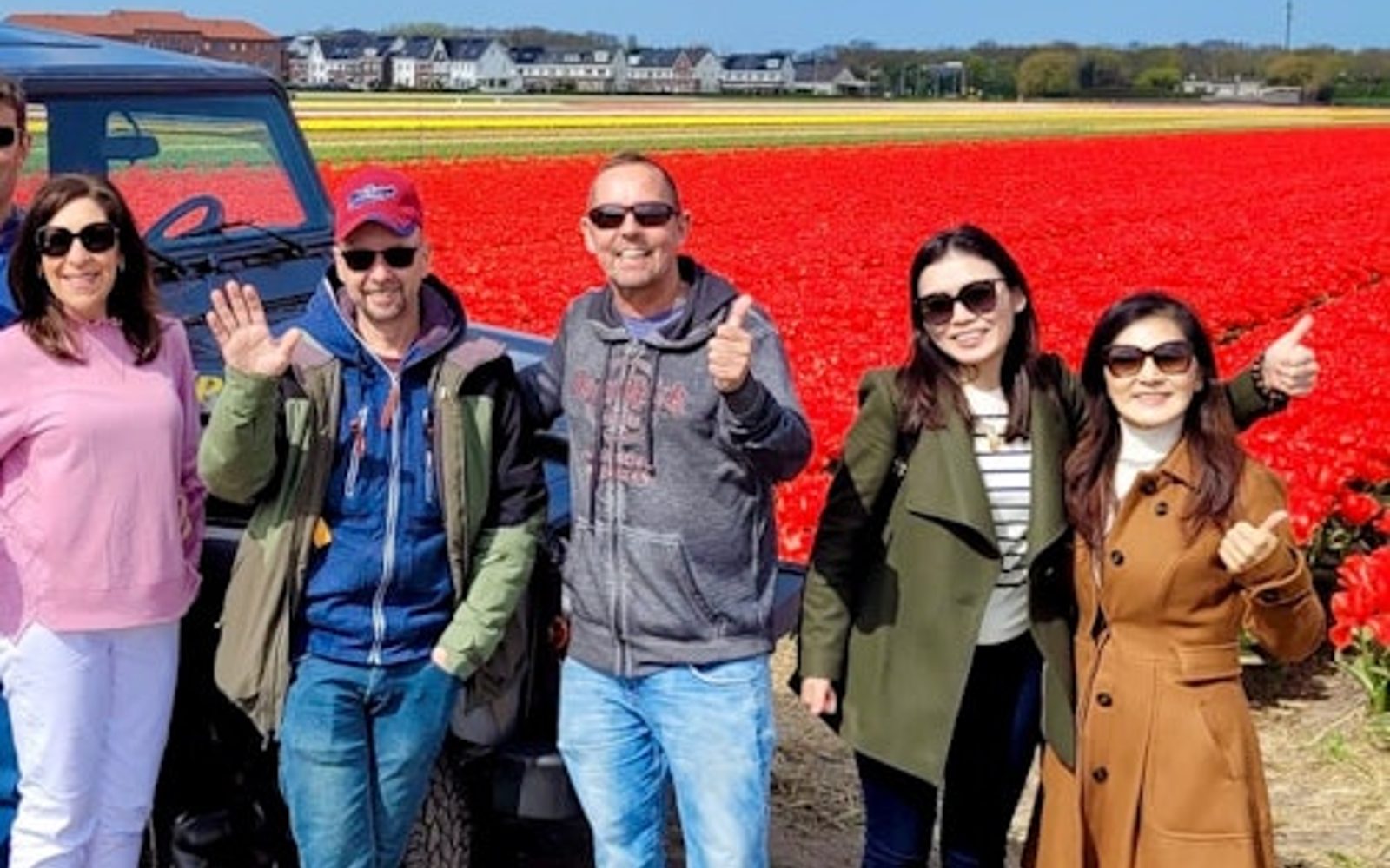 Amsterdam: Zwiedzanie tulipanów Land Roverem z przewodnikiem