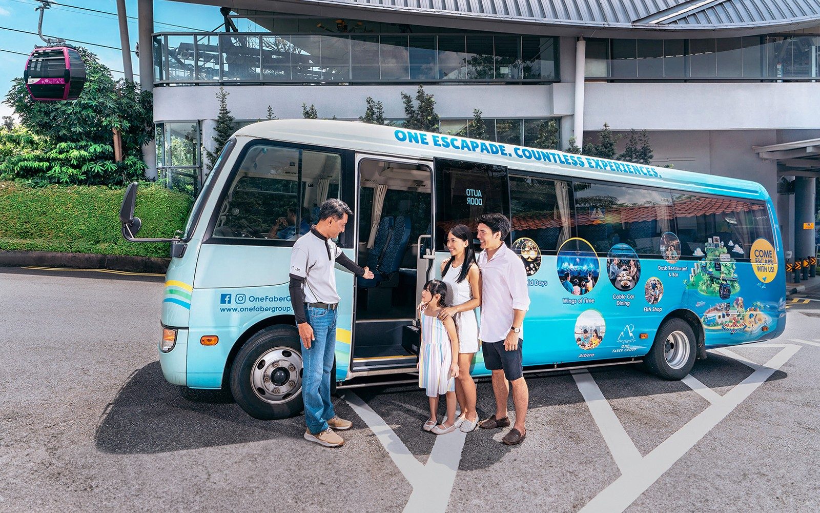 Singapore Cable Car Flexi Pass: 3 Attractions