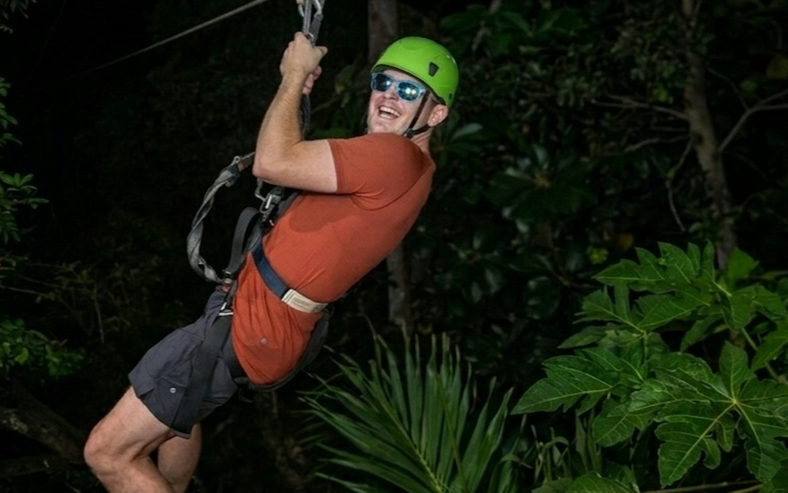 Coral Crater Adventure Park: Night Zipline Experience