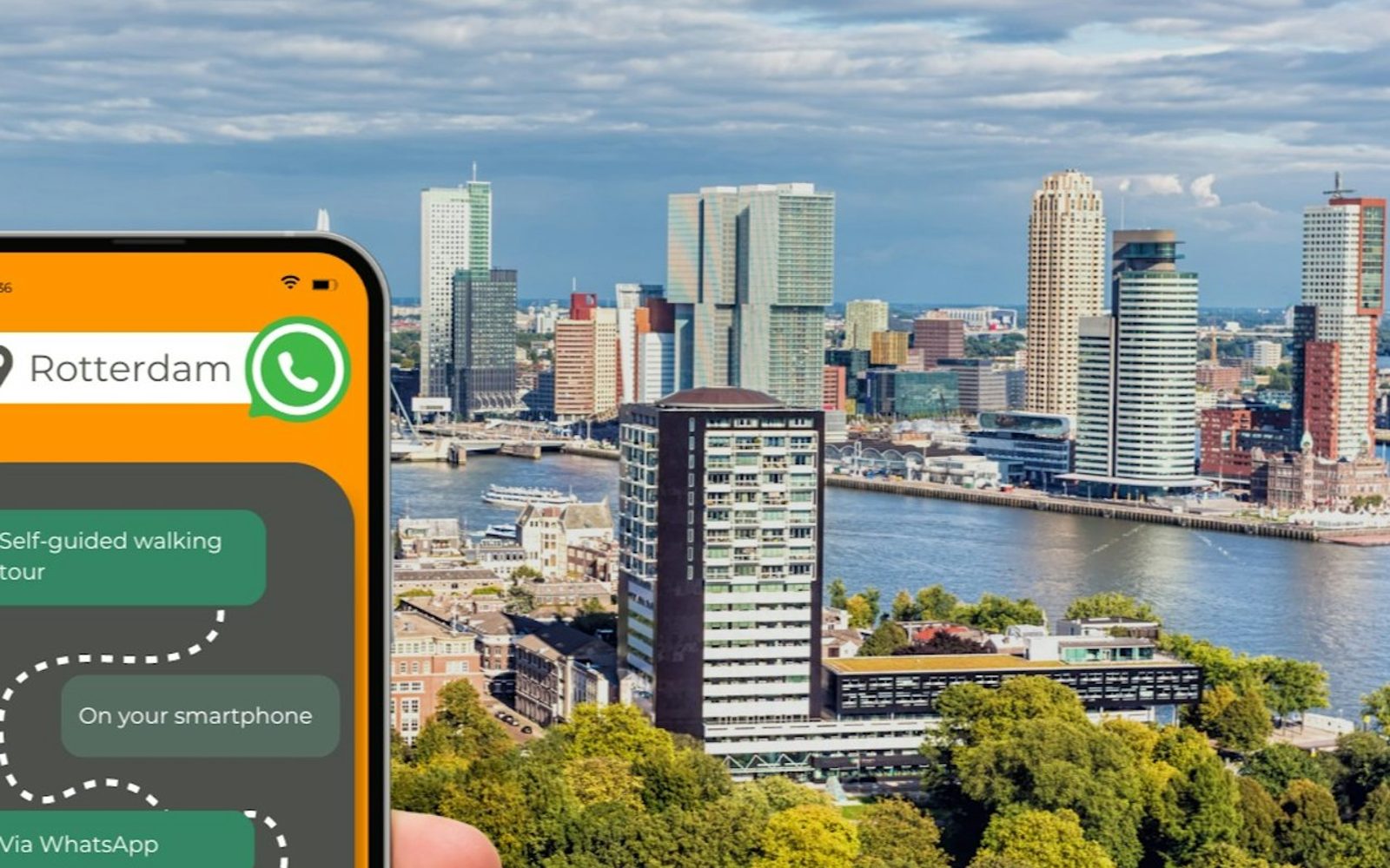 Rotterdam: Self-Guided History & Highlights Walking Tour