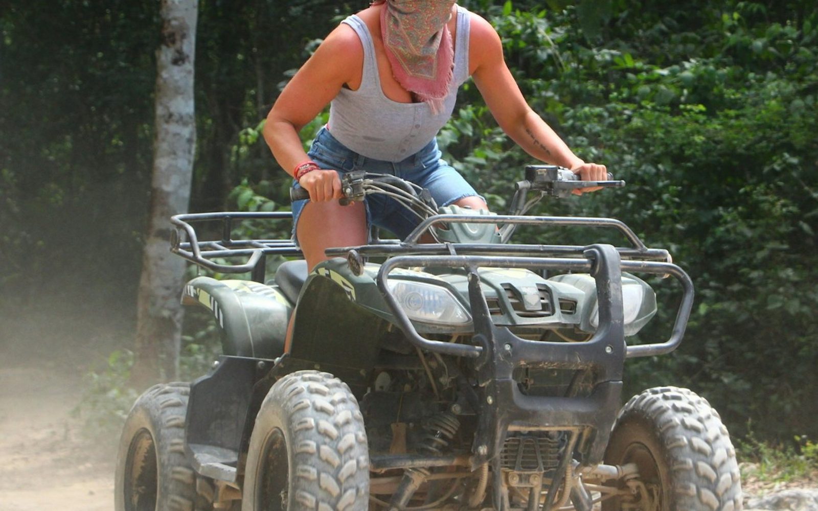 Mayan Jungle Rush: ATV + Ziplines + Lunch + Transfer