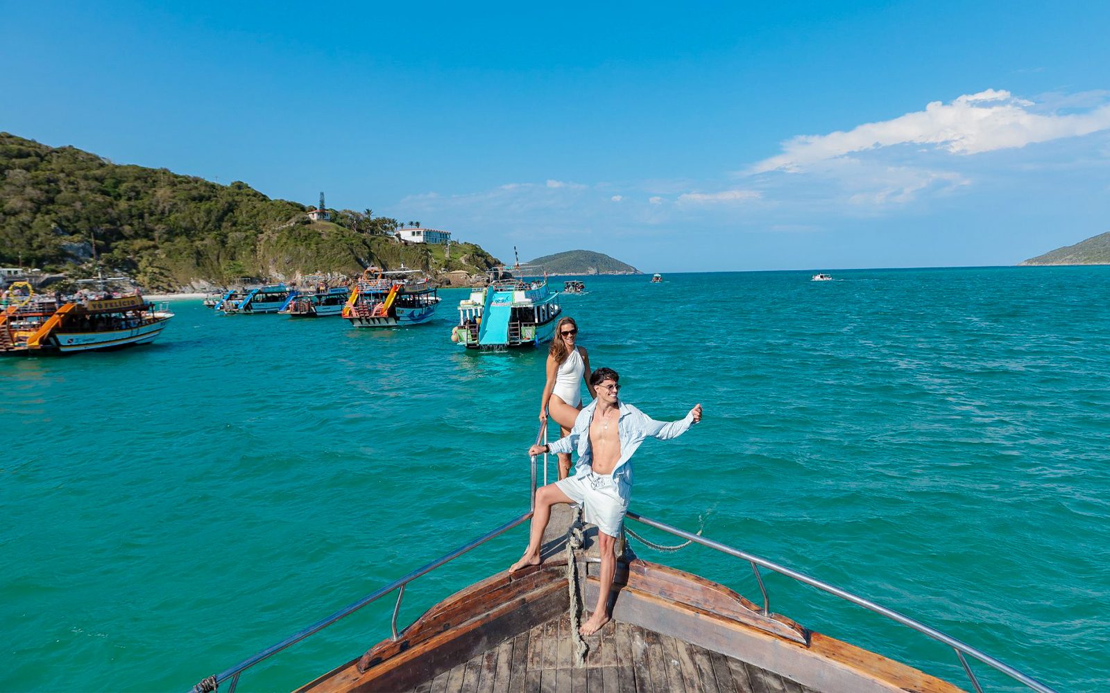 From Rio: Arraial do Cabo Full-Day Tour with Schooner Cruise