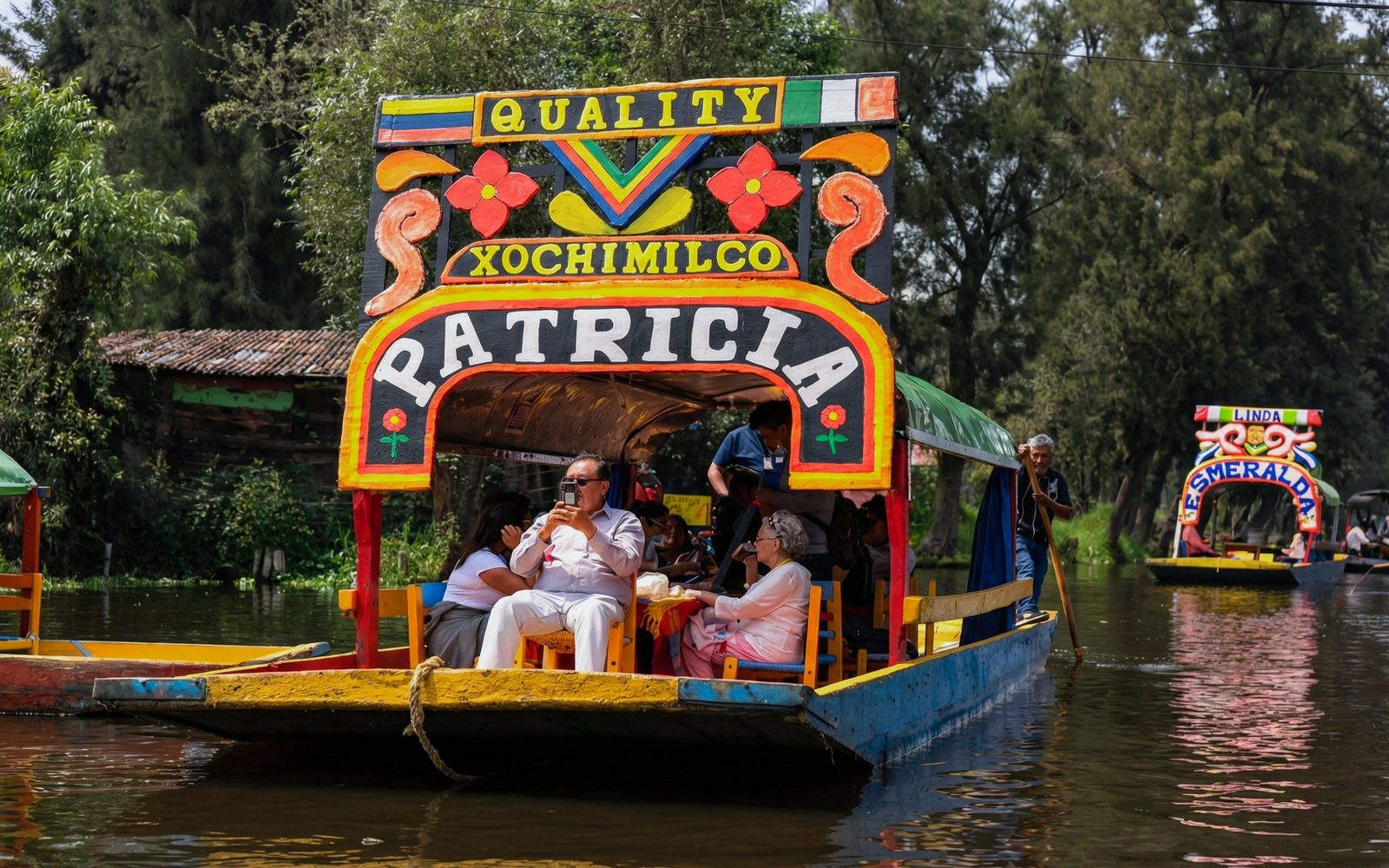 From Mexico: Xochimilco Canals Small Group Boat Tour