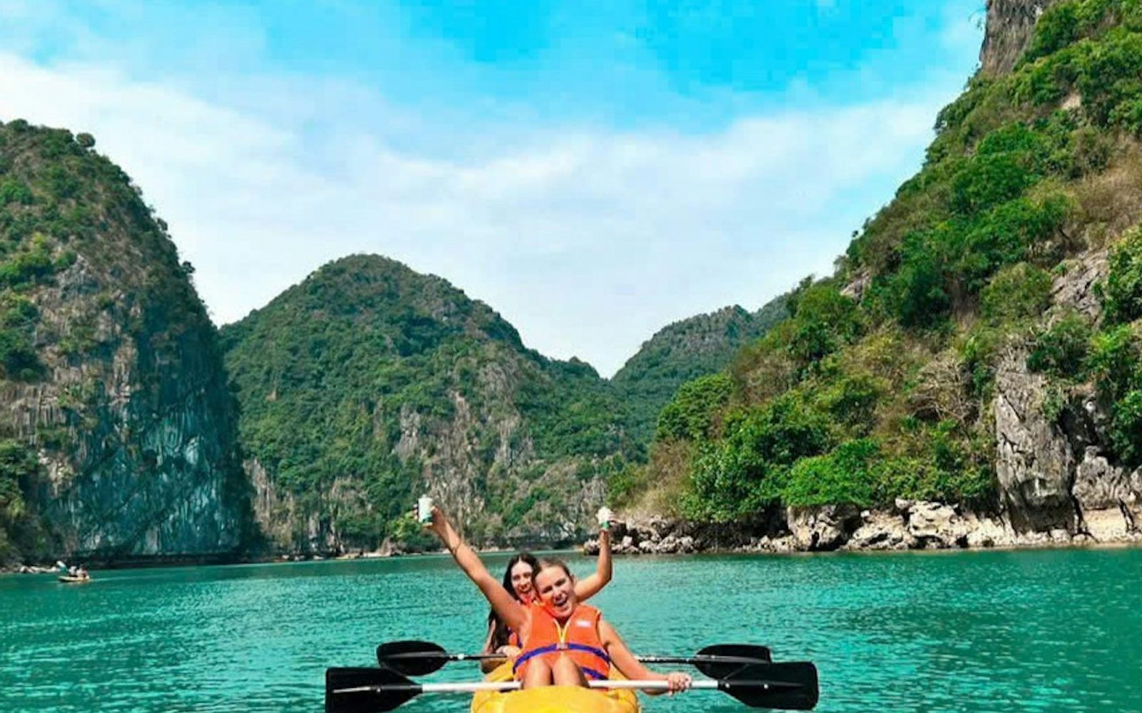 Halong Bay & Lan Ha Bay: 5-Star Catamaran Cruise + Lunch + Optional Transfer