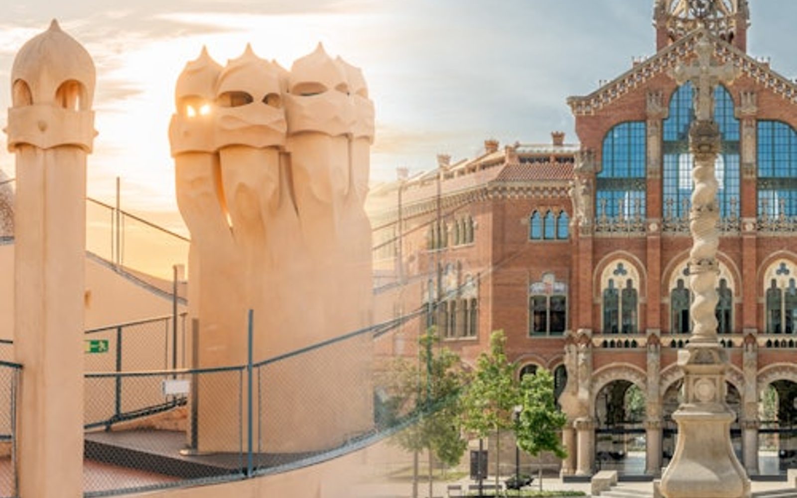 Casa Milà + Sant Pau Art Nouveau Site