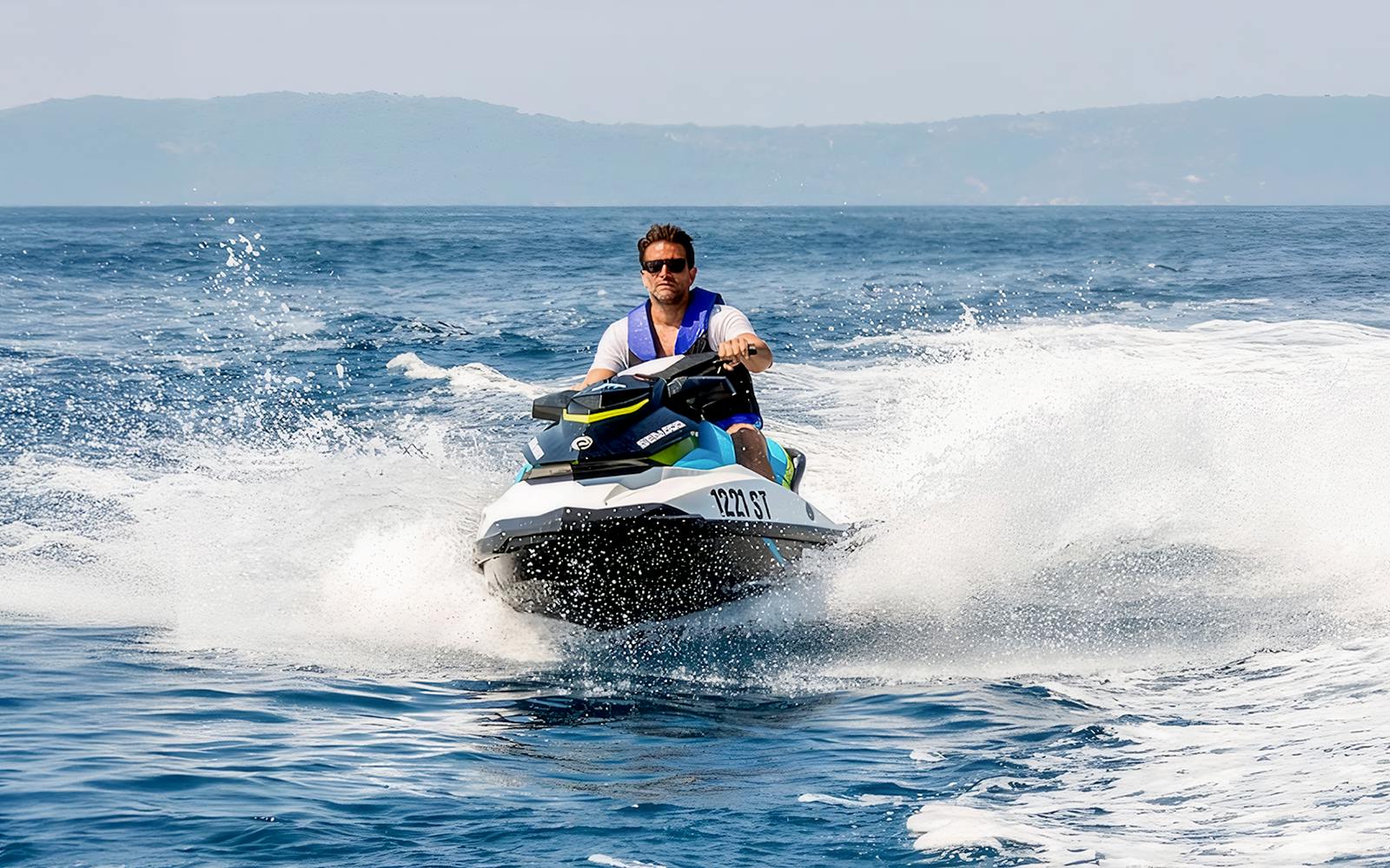 Jet Ski Safari Split with Speedboat Transfer & Beach Break