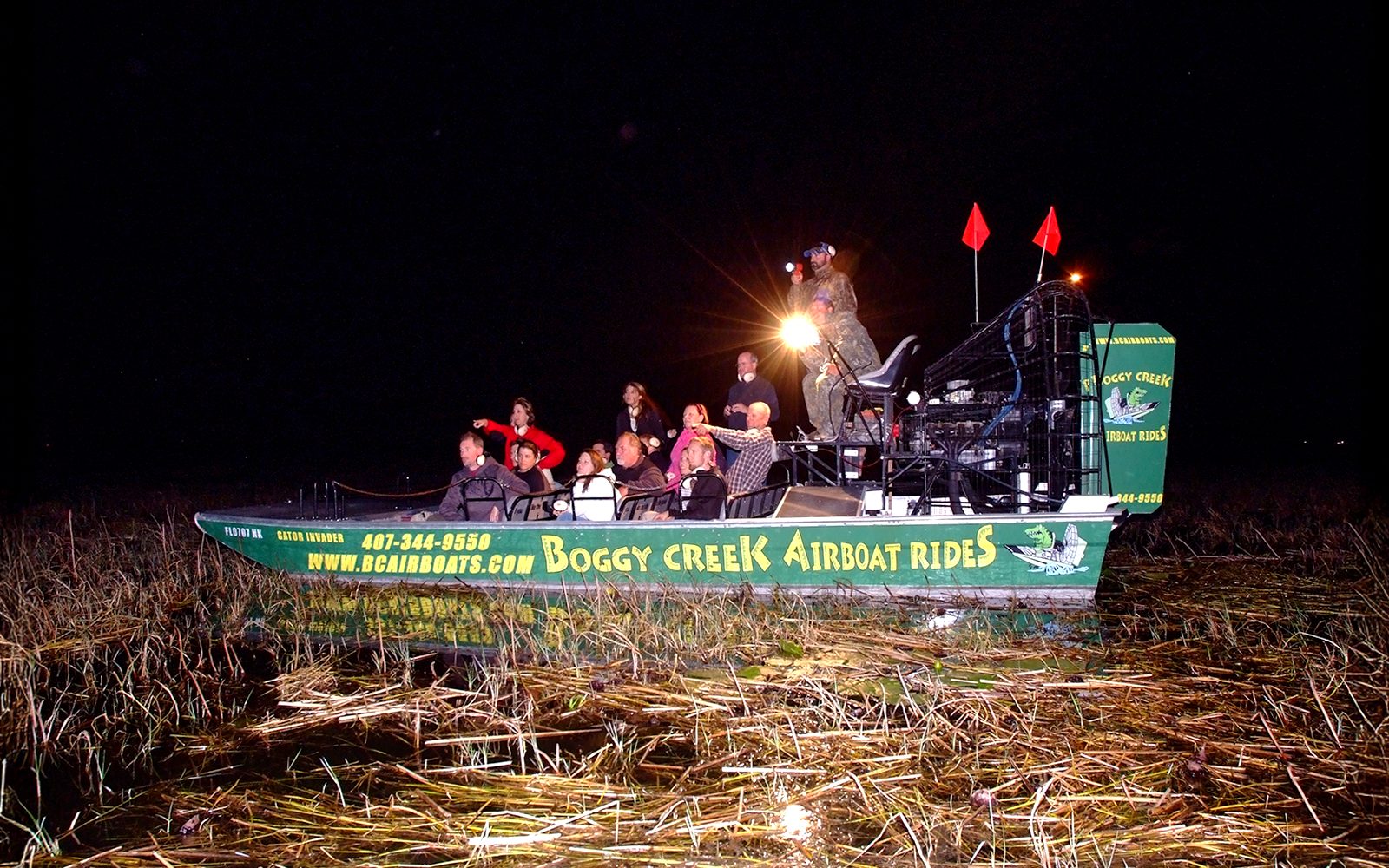Orlando: Boggy Creek 1-Hour Night Airboat Tour