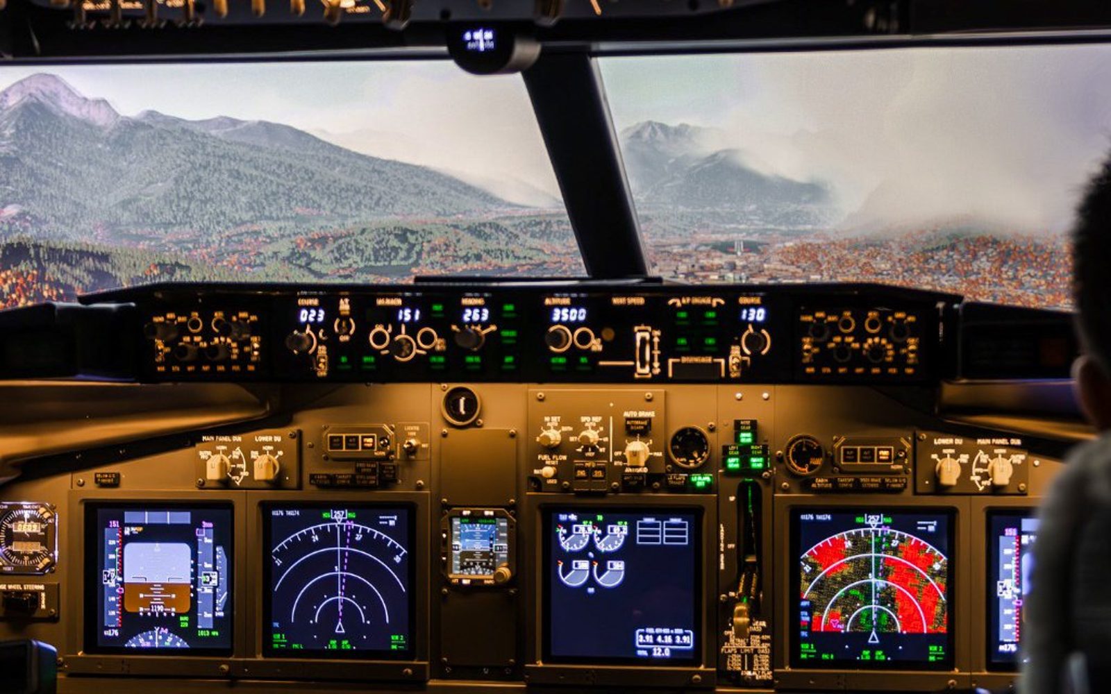 Boeing 737 Flight Experience at Singapore Flyer