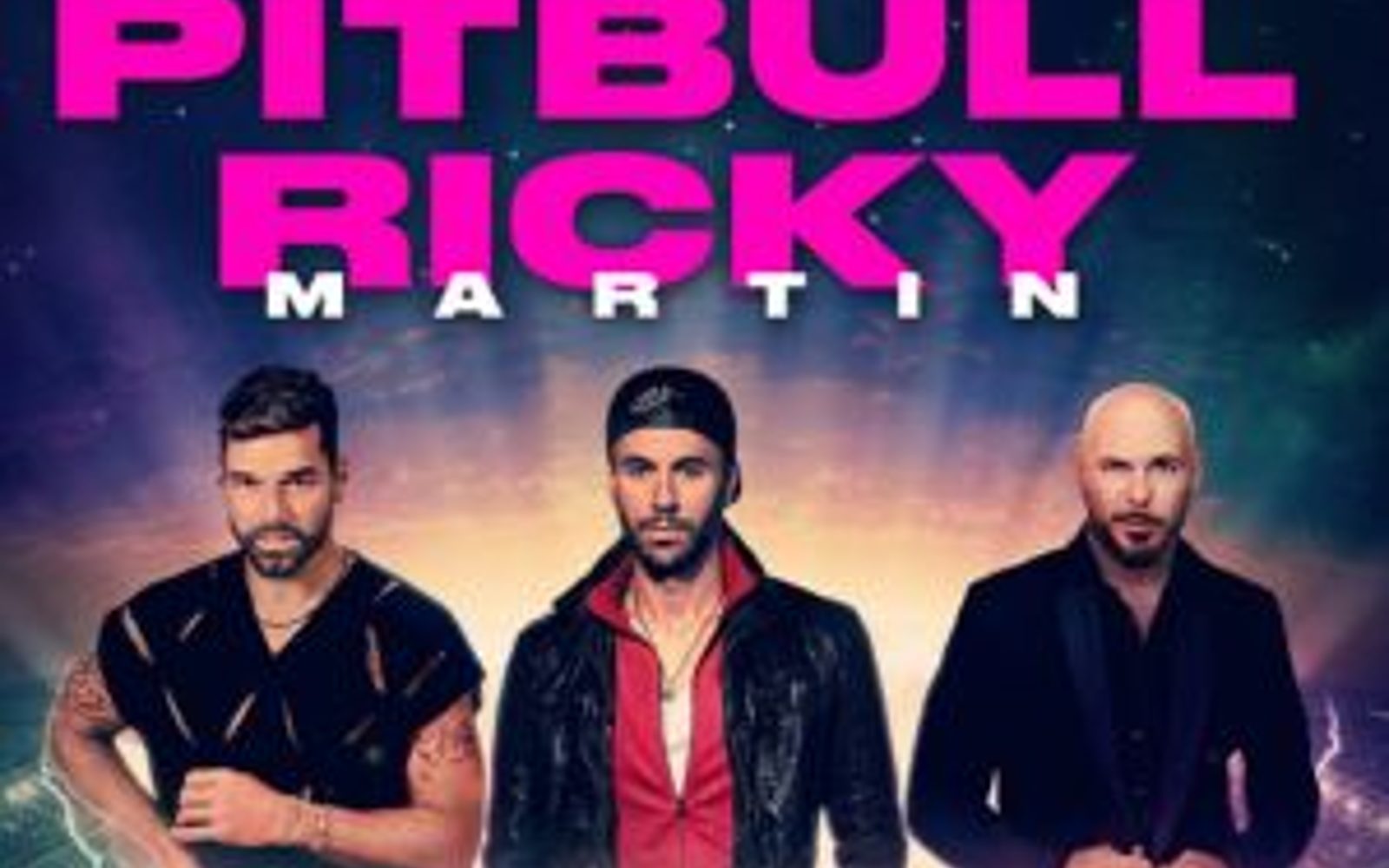 Enrique Iglesias, Pitbull and Ricky Martin at Madison Square Garden
