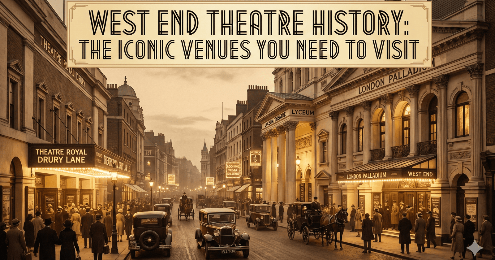 Learn about some of the West End's most iconic theatres and book your London theatre tickets today.