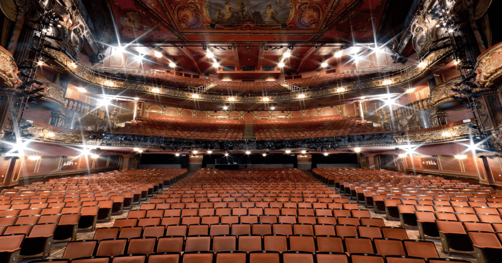 The auditorium of London's Lyceum Theatre which hosts The Lion King