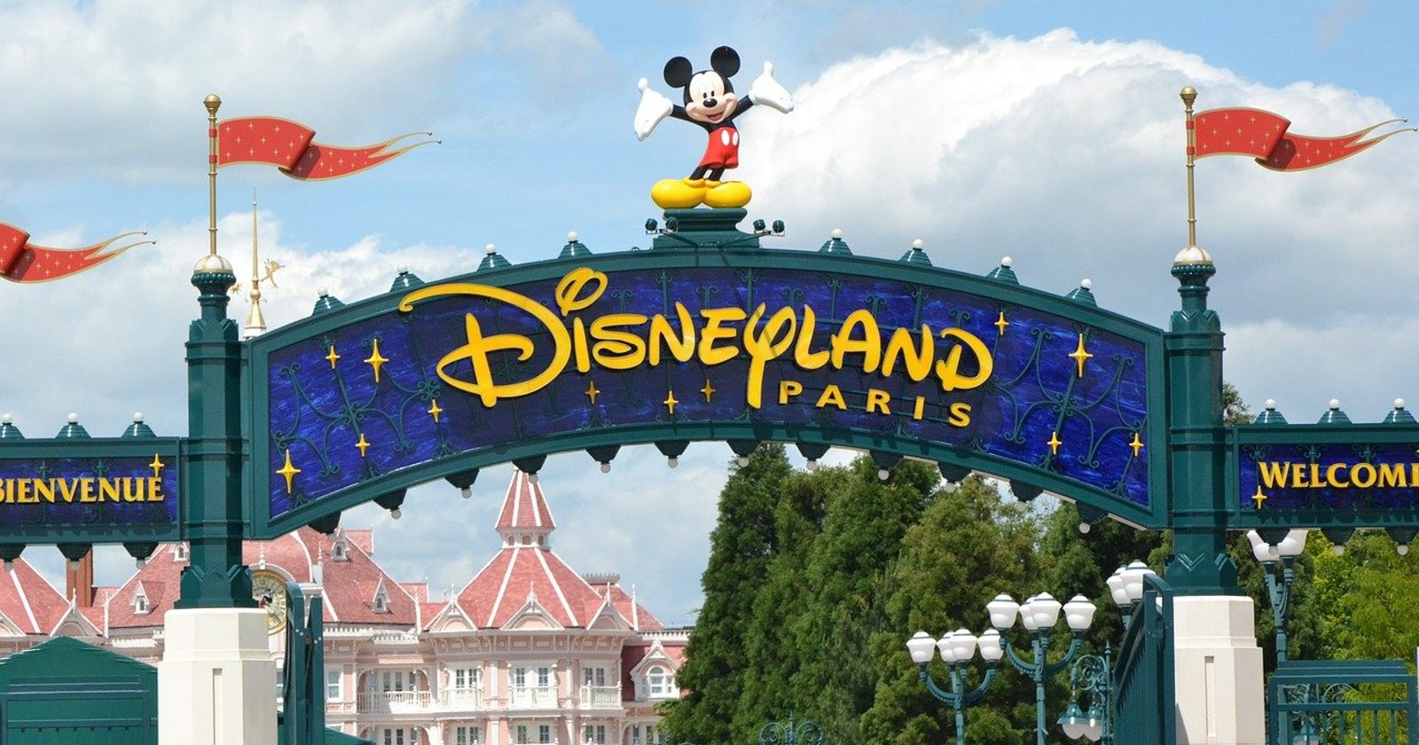 The castle at Disneyland Paris