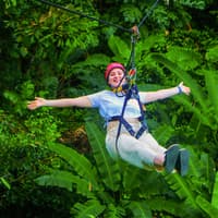 Hanuman World A+ Combo: 32 Zipline Platforms + Roller Zipline + Sky Walk + Meal with Round-Trip Transfers — gallery 1