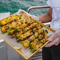 From Dubai Harbour: 3-Hour Superyacht Tri-Deck Cruise with Dining, Open Bar & Live DJ — gallery 1