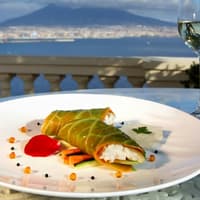 Romantic Dinner on the Rooftop Panoramic Terrace in Naples