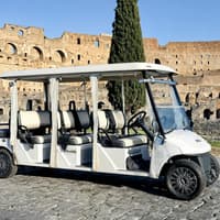 Rome Golf Cart Semi-Private Tour with Colosseum Access