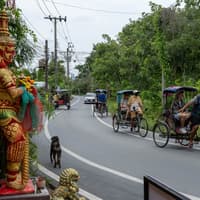 Rickshaw & Vandre Bangkok's Farver, Bangkok Bike Tours, Bangkok