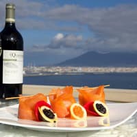 Romantic Dinner on the Rooftop Panoramic Terrace in Naples