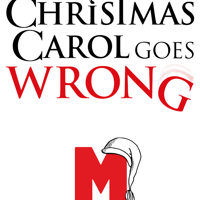 Production photograph from Christmas Carol Goes Wrong