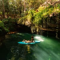 Cenote Adventuring with Regional Snack, Tequila Tasting and Transportation