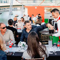 From Dubai Marina: 1.5-Hour Sunset/Dinner Cruise with Open Bar, Live Music & International Buffet — gallery 3