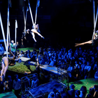 Production photograph from A Midsummer Night's Dream