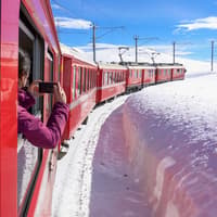 Bernina Red Train Ticket — gallery 1