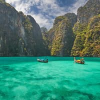 Phi Phi Islands: Afternoon Island Sunset by Longtail Boat — gallery 1