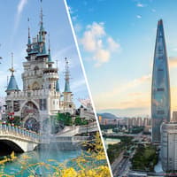 Combo (Save 26%): Lotte World + Seoul Sky Observatory Tickets — gallery 1